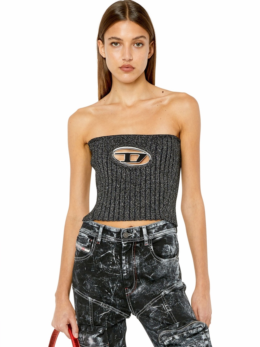 Diesel strapless top